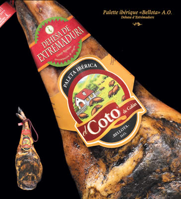Paleta Ib�rica Bellota D.O. Dehesa de Extremadura - El Coto de Gal�n