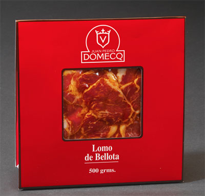 Lomo Ib�rico Bellota en lonchas (Cajita de 500 g) - Juan Pedro Domecq