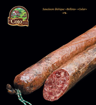Salchich�n Cular Ib�rico Bellota - El Coto de Gal�n
